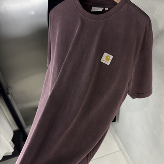 Carhartt T-Shirt Bordo Yıkamalı (Orjinal)