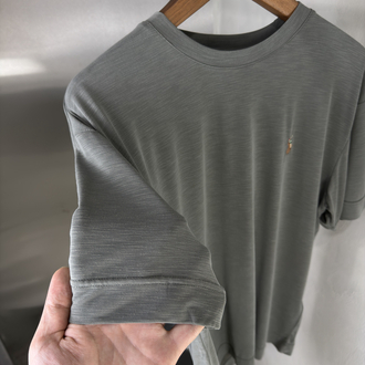 RL Orjinal Etiketli T-Shirt Haki (Flamlı Modal)