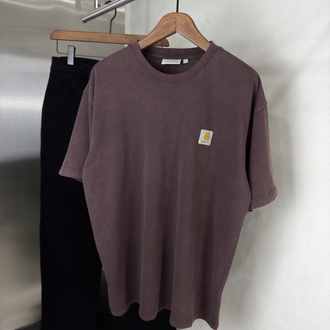 Carhartt T-Shirt Bordo Yıkamalı (Orjinal)