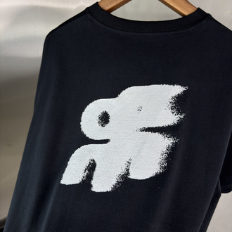 On Cloud Orjinal Etiketli T-Shirt Siyah (Sırt Detay)