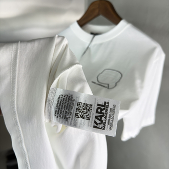 Karl Lagerfeld Orjinal Etiketli T-Shirt Beyaz
