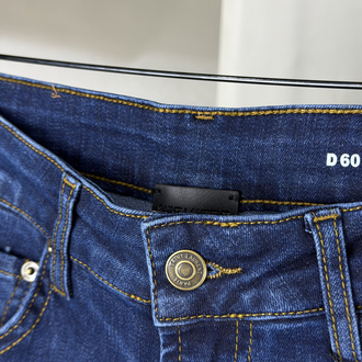 Saint Laurent Orjinal Etiketli Kot Pantolon Koyu Mavi