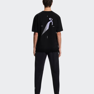 On Cloud Orjinal Etiketli T-Shirt Siyah (Sırt Detay)