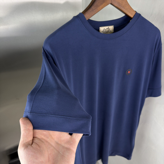 HRMS Orjinal Etiketli T-Shirt Lacivert (Modal)
