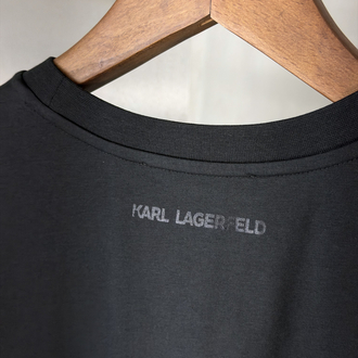 Karl Lagerfeld Orjinal Etiketli T-Shirt Siyah