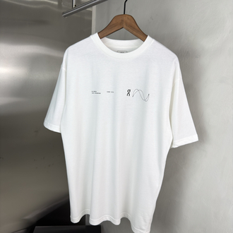 On Cloud Orjinal Etiketli T-Shirt Beyaz (Sırt Detay)