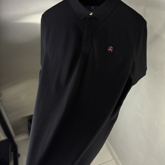 Brooks Brothers Orjinal Etiketli Polo Yaka Siyah