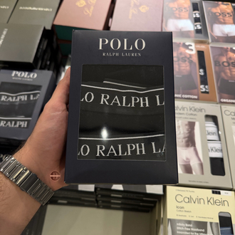 RL Kutulu Boxer 3’lü Siyah (Orjinal)