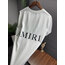 Amiri Orjinal Etiketli T-Shirt Beyaz (Sırt Detay)