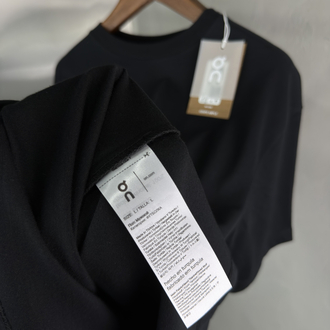 On Cloud Orjinal Etiketli T-Shirt Siyah (Sırt Detay)