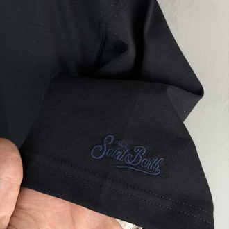 MC2 Saint Barth Orjinal Etiketli T-Shirt Siyah