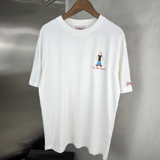 MC2 Saint Barth Orjinal Etiketli T-Shirt Beyaz