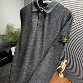 Stone Island Orjinal Etiketli Polo Yaka Sweatshirt