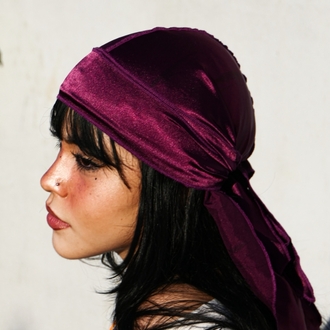 Purple Silky Durag
