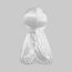 White silky Durag/ipek