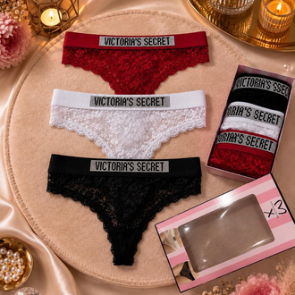 VİCTORİA SECRET 3 LÜ KÜLOT STRİNG