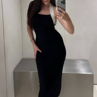 Zara siyah elbise