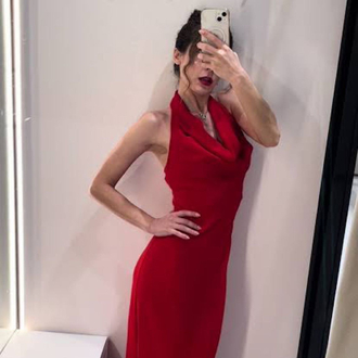 Zara Kırmızı Elbise