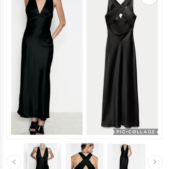 Zara gece elbisesi