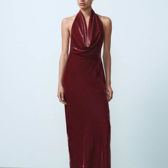 Zara kadife elbise