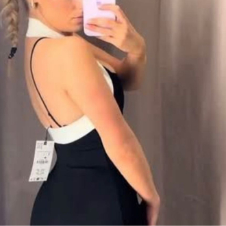 Zara siyah elbise