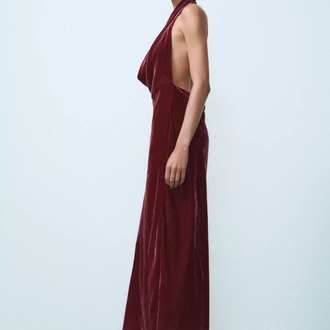 Zara kadife elbise