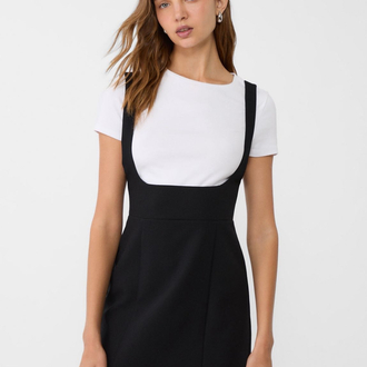 Stradivarius siyah Elbise