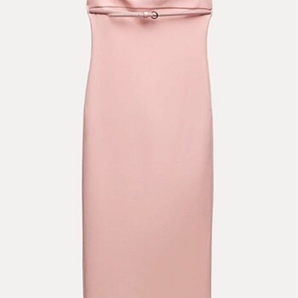 Zara Pudra Elbise