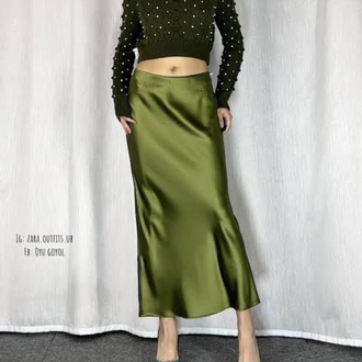 Zara saten etek
