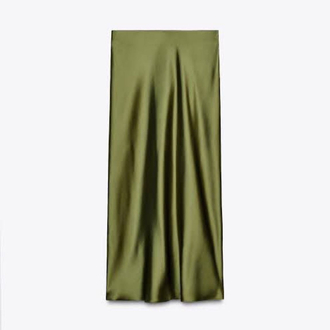Zara saten etek