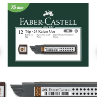 Faber-Castell Super Fine Min 2B 0.5 75 Mm 12 adet