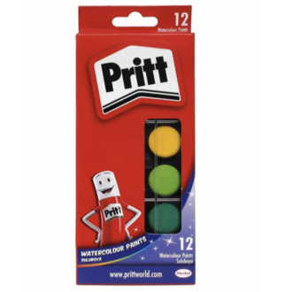 PRİTT SULUBOYA 12 RENK KÜÇÜK TABLET