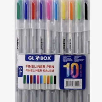 Globox Fineliner Kalem 10 Lu PP Kutu