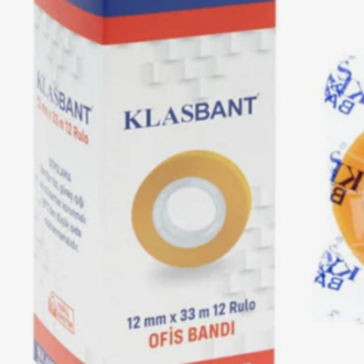 Klasbant 12x33 Büro Bandı 12'li