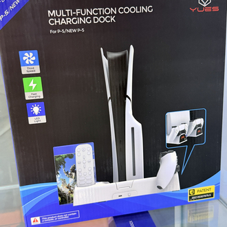 TÜM PS5 MODELLERİNE UYUMLU SOĞUTUCULU ŞARJLI STAND