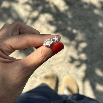 Mini Evileye ve Yıldız Küpe