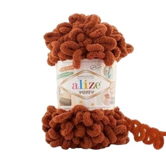 Alize Puffy El Örgüsü Bulut Çanta - Gizli Burslu Şık Clutch (Renk No: 597)