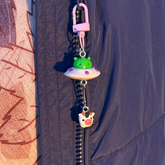 İnek Kaçıran UFO Charm