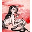 Smoking Witch, Limited Fine Art Print 8"x11"