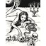 Kali print, Witch art, Art print, Fine art print, 21x29,7 cm