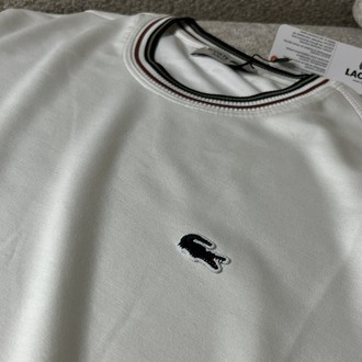 •İTHAL• Lacoste Premium Beyaz Basic T-shirt