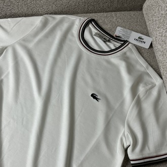 •İTHAL• Lacoste Premium Beyaz Basic T-shirt
