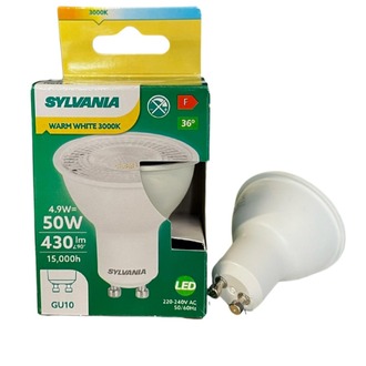 SYLVANIA WARMA WHITE 3000K GU10 DUY AMPUL 6'lı Paket