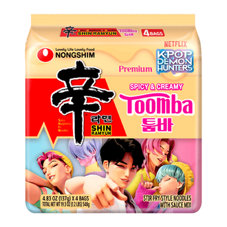 Nongshim stir fry Toomba K-pop demon hunter (özel seri) 