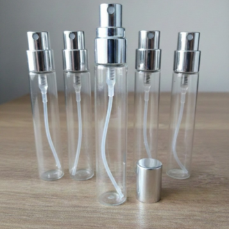 PARFÜM ŞİŞELERİ 5 ADET 10 ML LİK CAM METALKAPAKLI