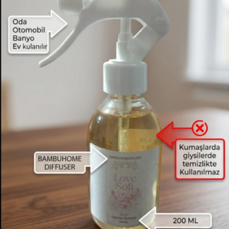 Oda  Oto Ev Kokusu  Love Soft 200 ML PUDRALI KOKU