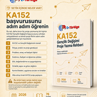 KA152 Gençlik Değişimi Proje Yazma E-Kitabı