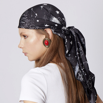 Eclipse Black Maxi Bandana
