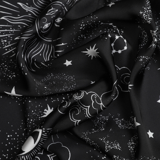 Eclipse Black Maxi Bandana