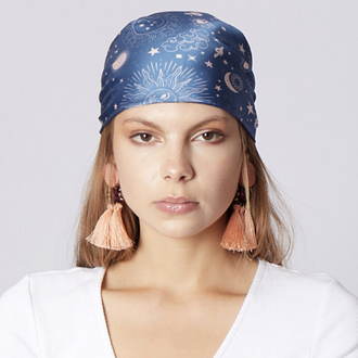 Eclipse Blue Maxi Bandana